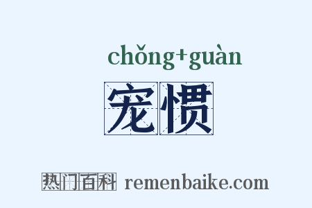 宠惯是什么意思的图片